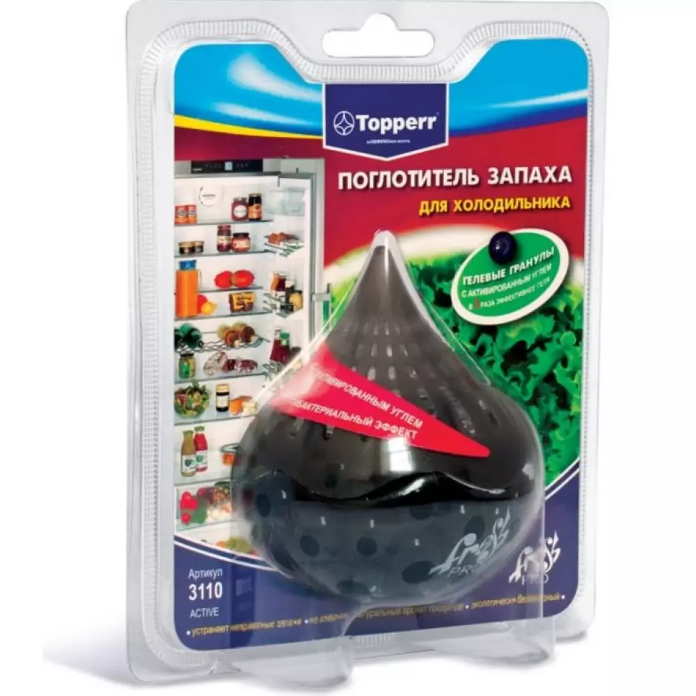 Поглотитель запаха для холодильника Topperr 3110  гелевый (Active)