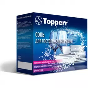 Topperr 3309 Соль для посудомоечных машин, гранулированная,1500 гр
