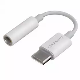 Адаптер Breaking, AUX 3.5мм - USB-C (Белый) 24561