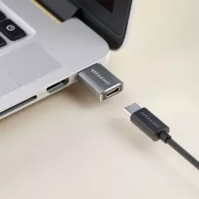 Адаптер Breaking, USB-A  - USB-C, metallic (Графит) 24503