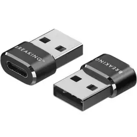 Адаптер Breaking, USB-C - USB-A (Черный) 24500