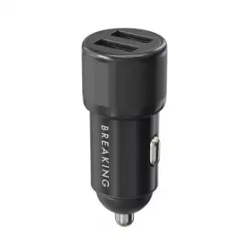 АЗУ Breaking A01, 2USB-A, QC 3.0, 15W, 3A (Черный) 23174
