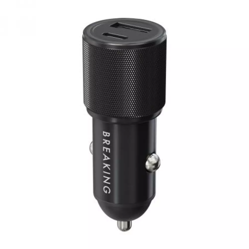 АЗУ Breaking C07, USB-A + USB-C, QC 3.0, PD 36W, 3A (Черный) 23173