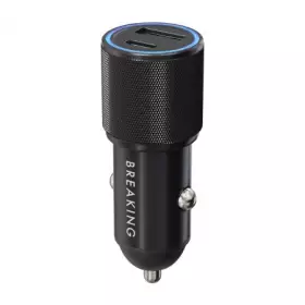 АЗУ Breaking C07, USB-A + USB-C, QC 3.0, PD 36W, 3A (Черный) 23173