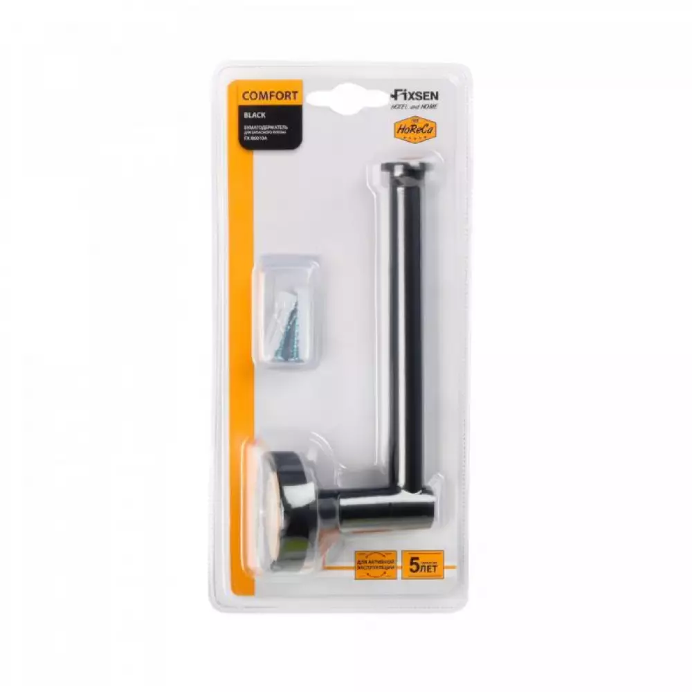 Бумагодержатель Fixsen Comfort Black (FX-86010А)