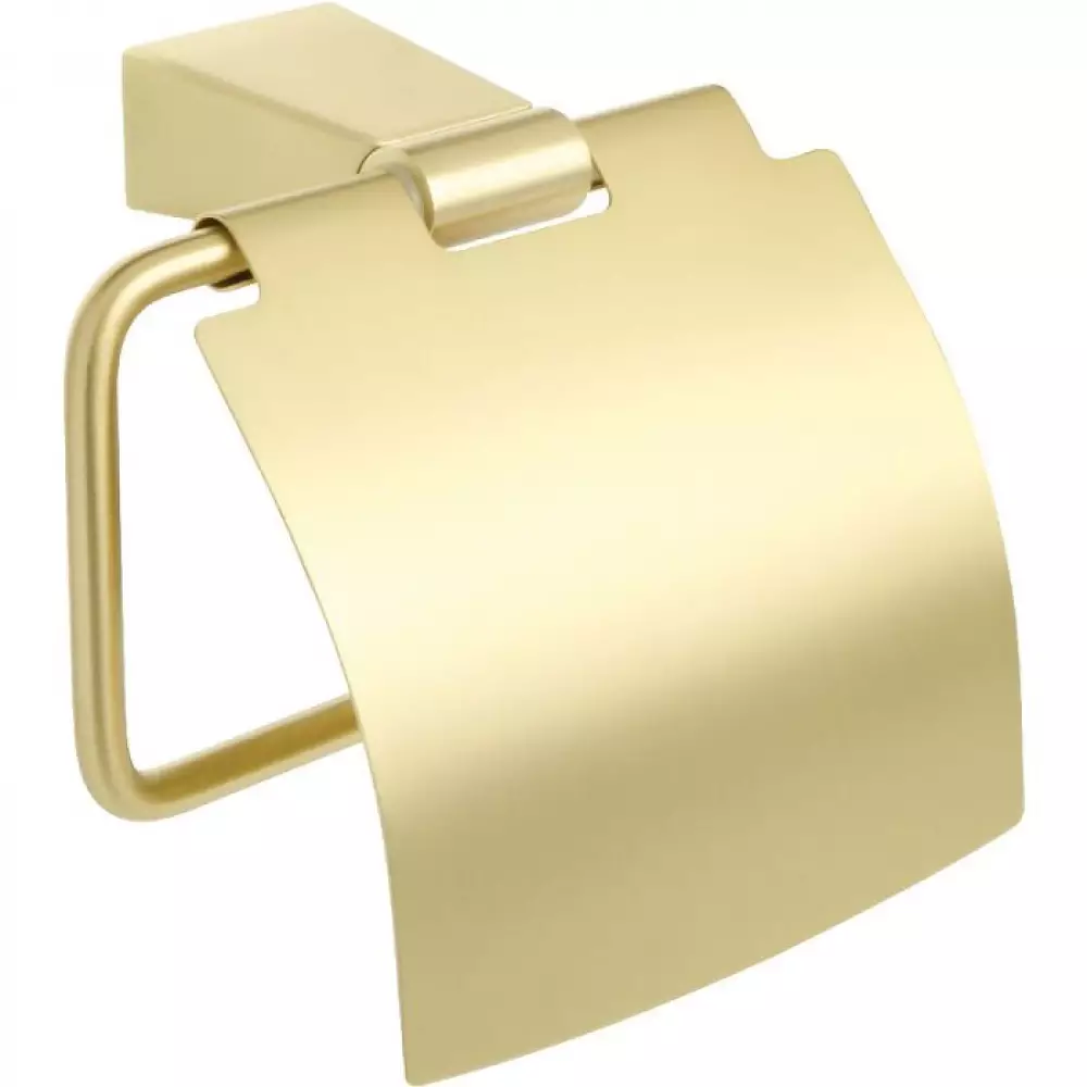 Бумагодержатель Fixsen Trend Gold с крышкой (FX-99010)