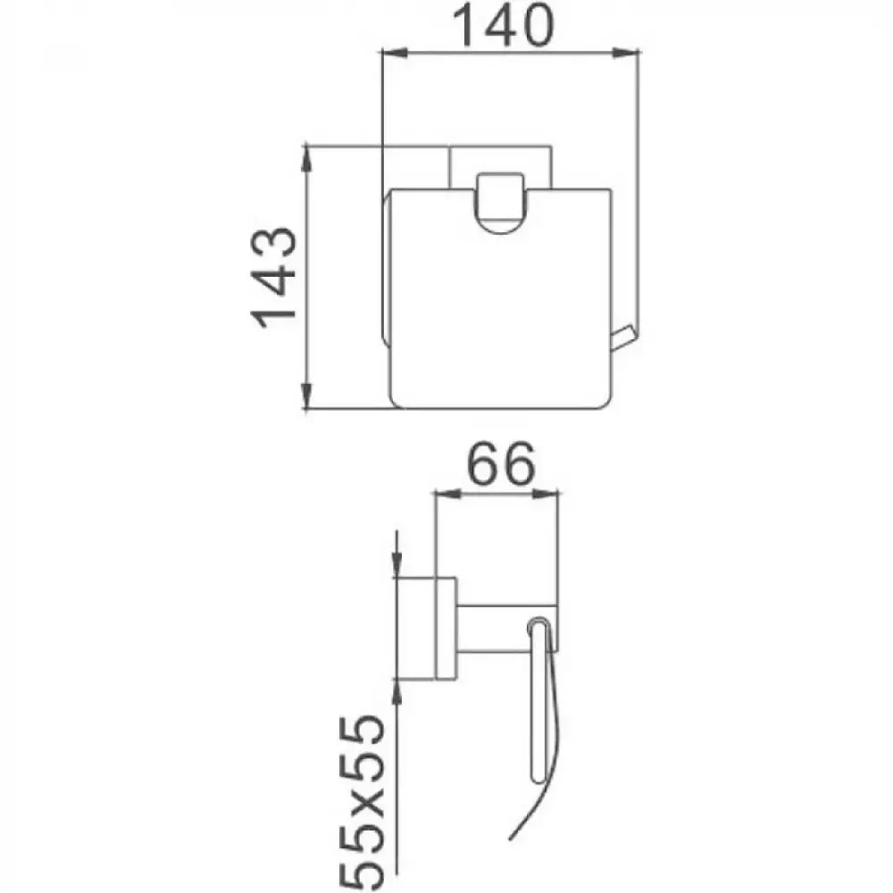 Бумагодержатель Haiba HB8603