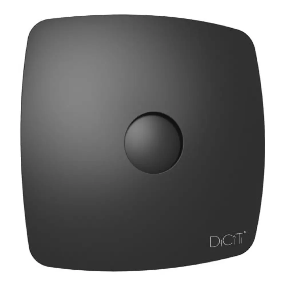 Вентилятор вытяжной DiCiTi RIO 4C Matt black с обр.клапаном D 100