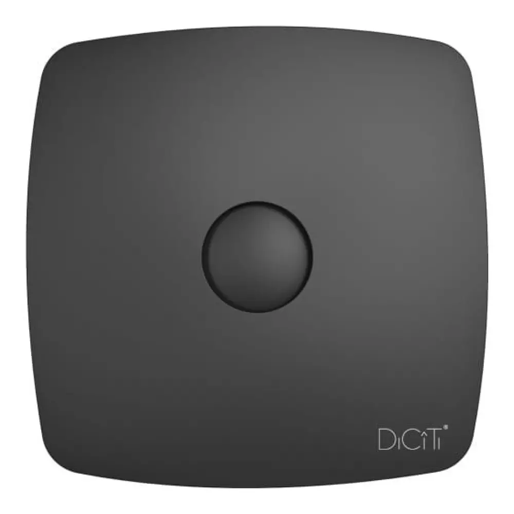Вентилятор вытяжной DiCiTi RIO 4C Matt black с обр.клапаном D 100