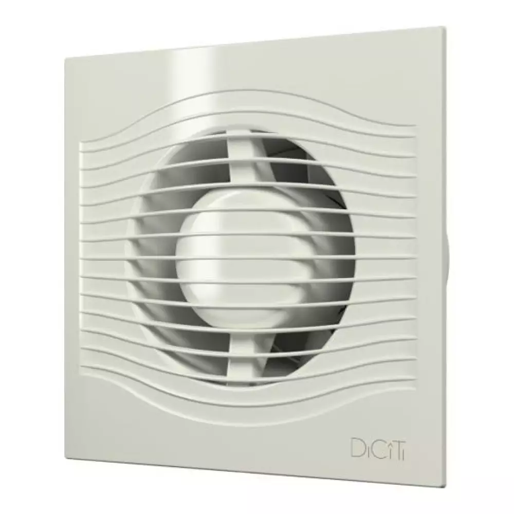 Вентилятор вытяжной DiCiTi SLIM 4C Ivory с обр.клапаном D 100, декорат