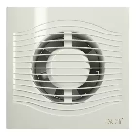 Вентилятор вытяжной DiCiTi SLIM 4C Ivory с обр.клапаном D 100, декорат