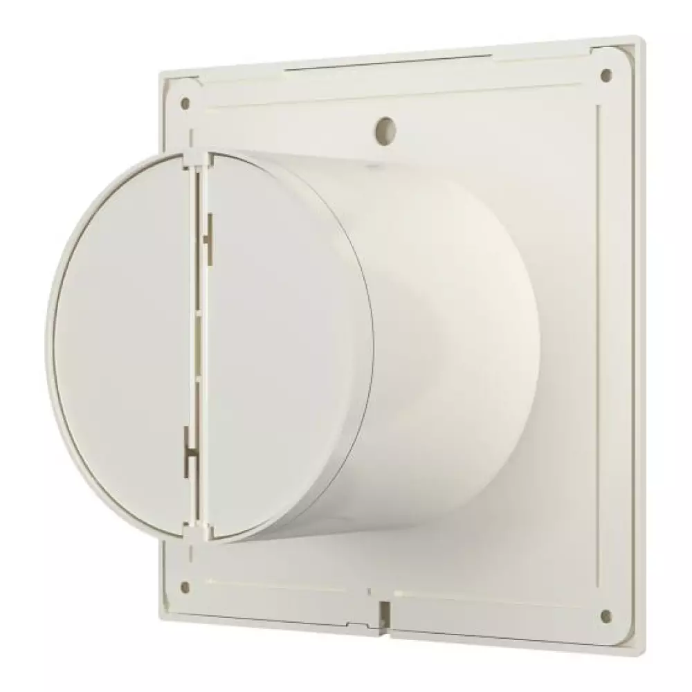 Вентилятор вытяжной DiCiTi SLIM 4C Ivory с обр.клапаном D 100, декорат