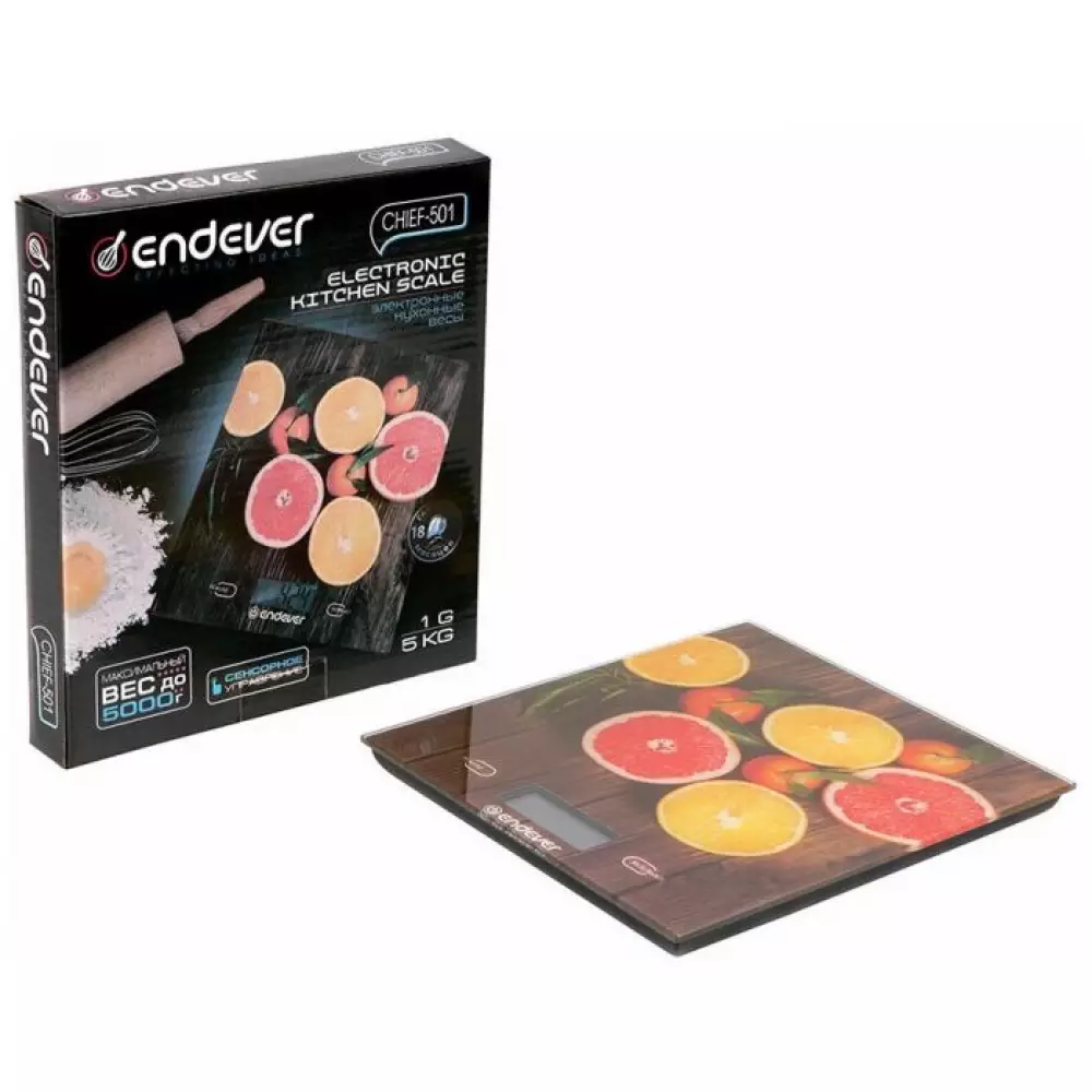 Весы кухонные Endever Chief-501