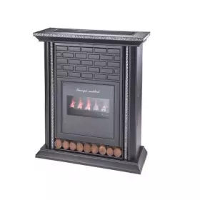 Газовый камин Imengas 15 (кирпичики) (70м2) черный
