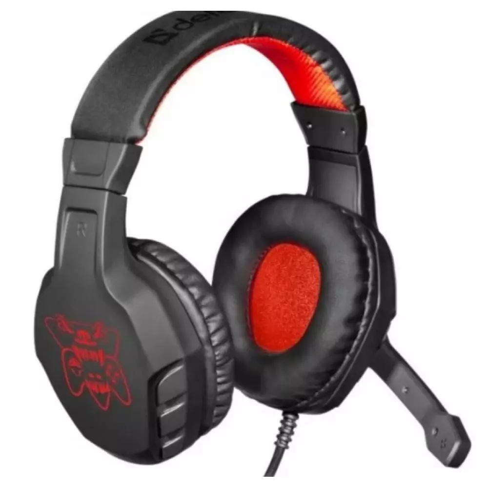Гарнитура Defender 64505 GAMING CUJO BLACK/RED