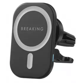 Держатель автомобильный Breaking C12, MagSafe Qi, 15W (Черный) 26106