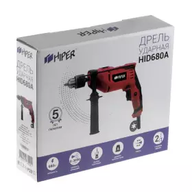 Дрель Hiper HID680A (ударная)