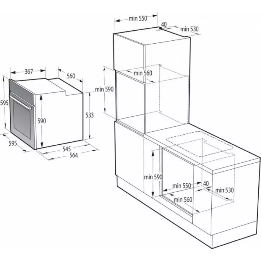 Духовой шкаф Gorenje BO6735E05X