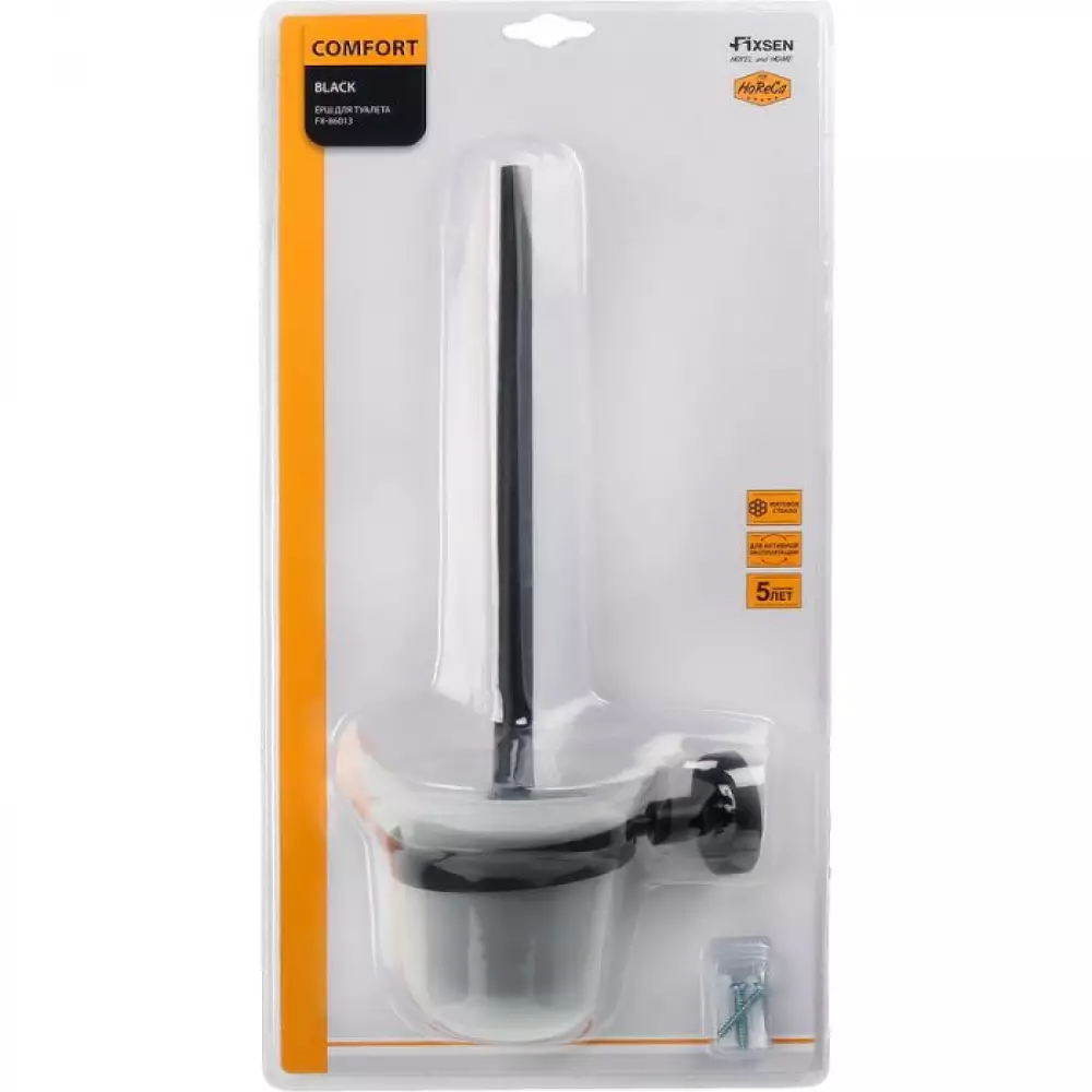 Ерш для туалета Fixsen Comfort Black (FX-86013)