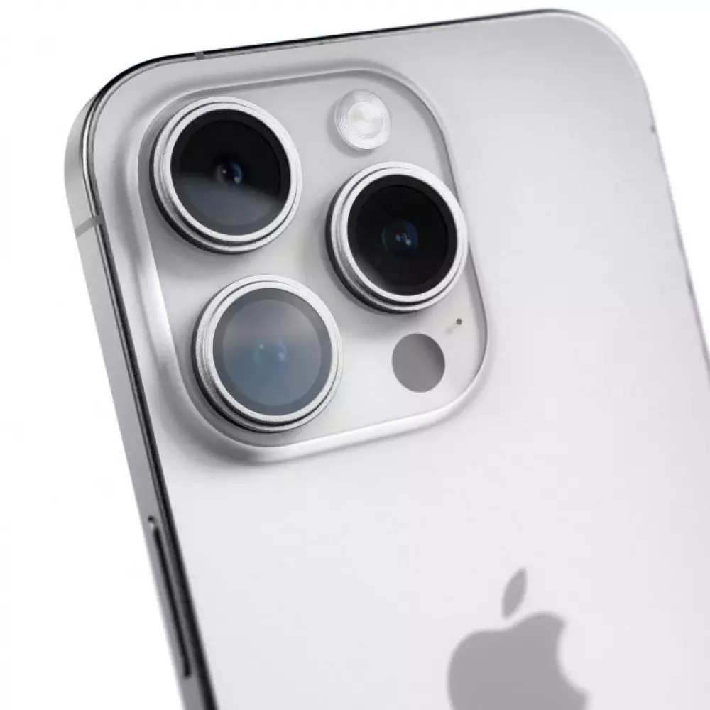 Защитные линзы Breaking для камеры iPhone 15 Pro/15 Pro Max (White Titanium) 38120