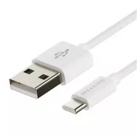 Кабель Breaking Classic USB - Type-C 1m. 2.4A (Белый) 20115