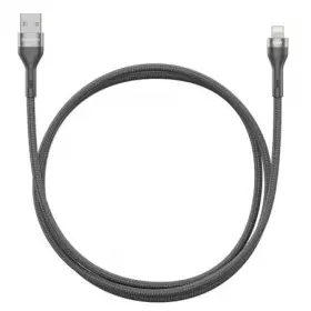 Кабель Breaking Tissue USB - Lightning, 3A, 1m. (Черный) 21453