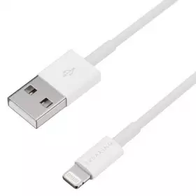 Кабель Breaking USB - Lightning 1m. MFI (Белый) 21301