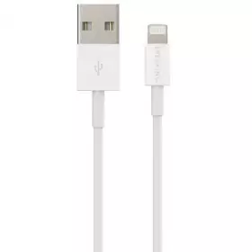 Кабель Breaking USB - Lightning 1m. MFI (Белый) 21301