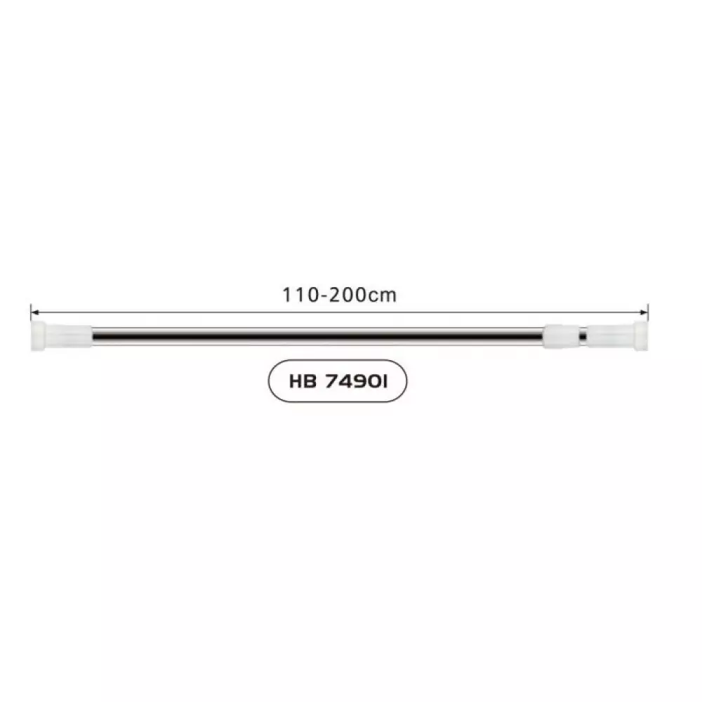 Карниз для ванной Haiba HB74901 110х200