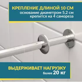 Карниз для ванной дуга 150х150