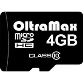 Карта памяти Micro SD 4 GB  OltraMax  без адаптера