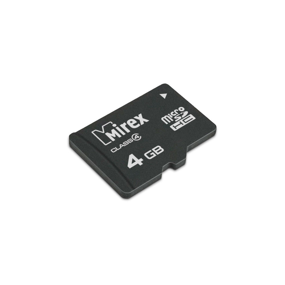 Карта памяти Microsd 4gb Mirex class 4 Без адаптера 