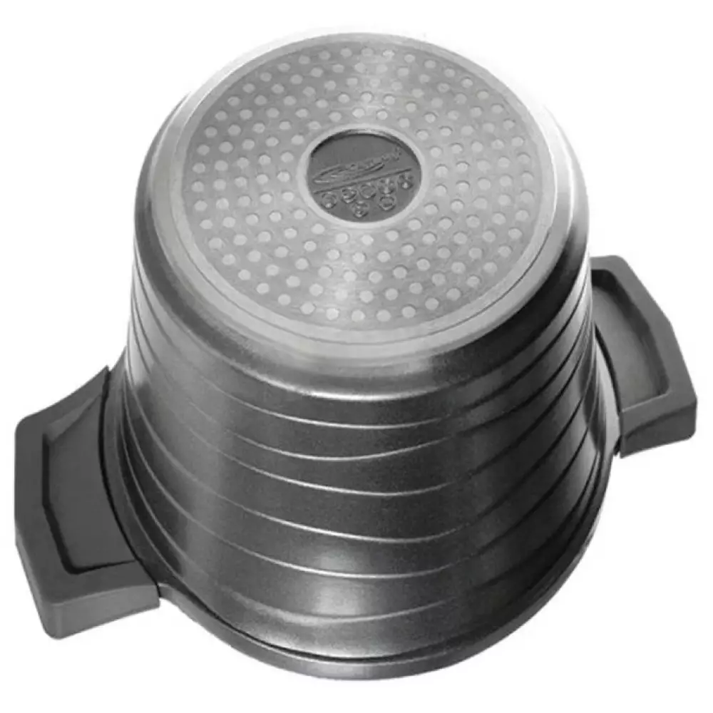 Кастрюля  4,1л с крышкой Графит 24*11см
