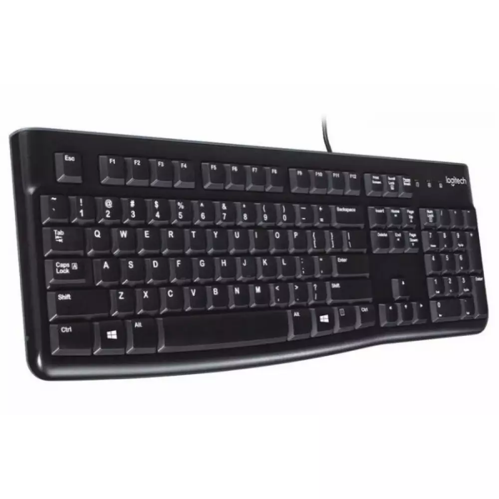 Клавиатура Logitech USB K120 ANSI EN/RU BLACK 920-002583 