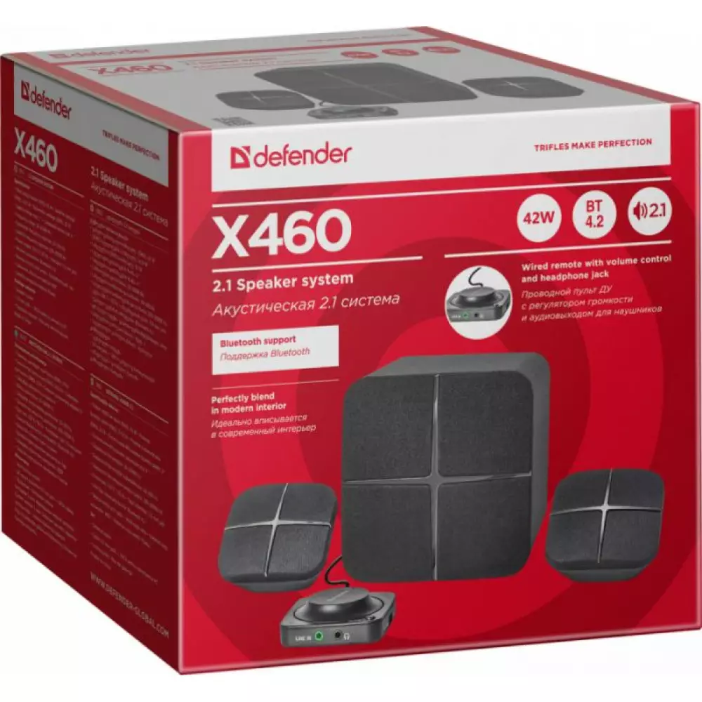 Колонки Defender X460 65460 черные
