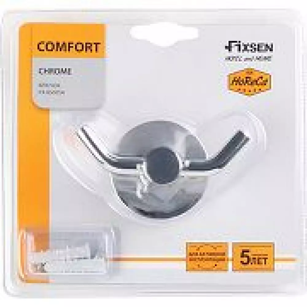 Крючок Fixsen Comfort Chrome двойной (FX-85005А)
