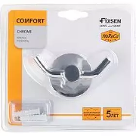 Крючок Fixsen Comfort Chrome двойной (FX-85005А)
