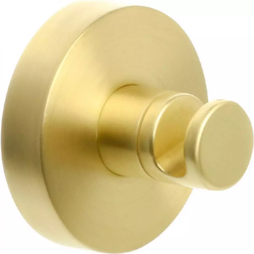 Крючок Fixsen Comfort Gold одинарный золото-сатин (FX-87005)