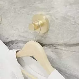 Крючок Fixsen Comfort Gold одинарный золото-сатин (FX-87005)