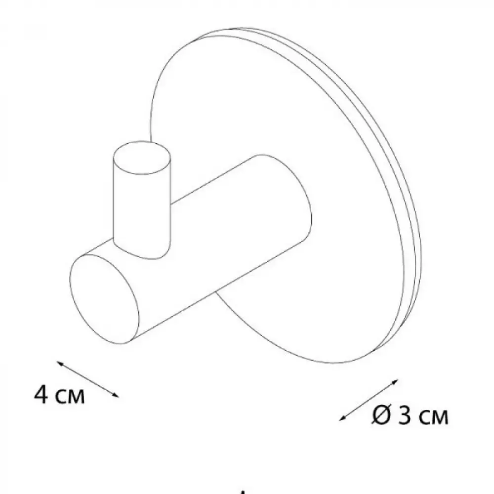 Крючок Fixsen FX-558B 3M 2-штуки