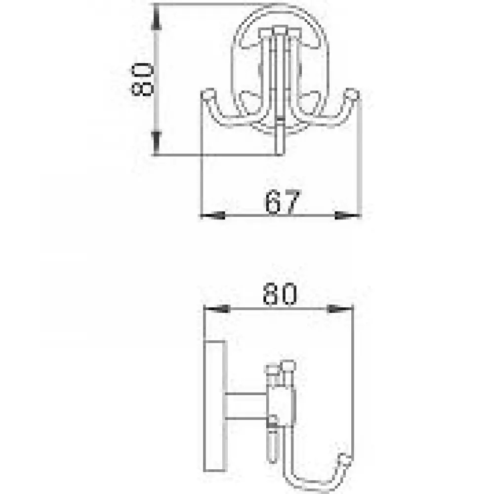 Крючок Haiba HB1905-3 тройной