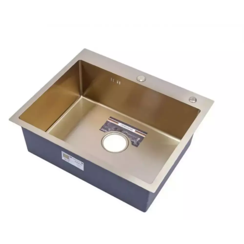 Мойка Gerhans K36050G чаша квадратная (бронзовый) 