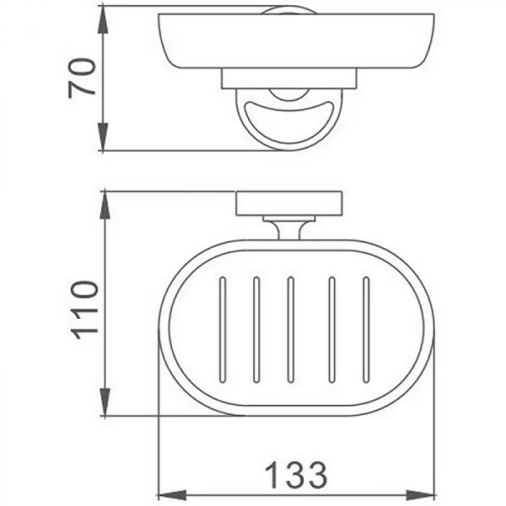 Мыльница Haiba HB1902 навесная