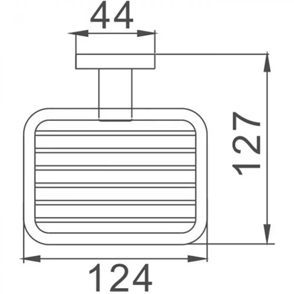 Мыльница Haiba HB8602-1 навесная металл
