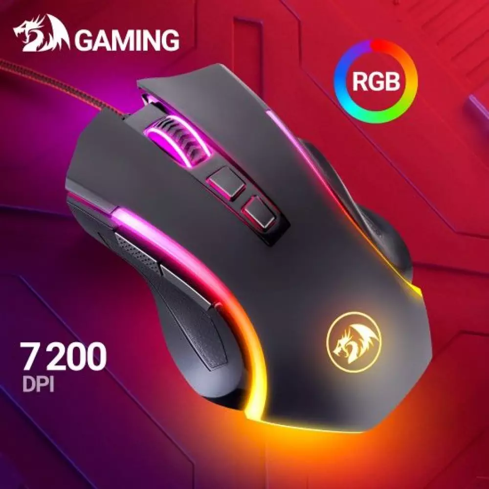 Мышь Redragon Griffin 75093 USB optical проводная