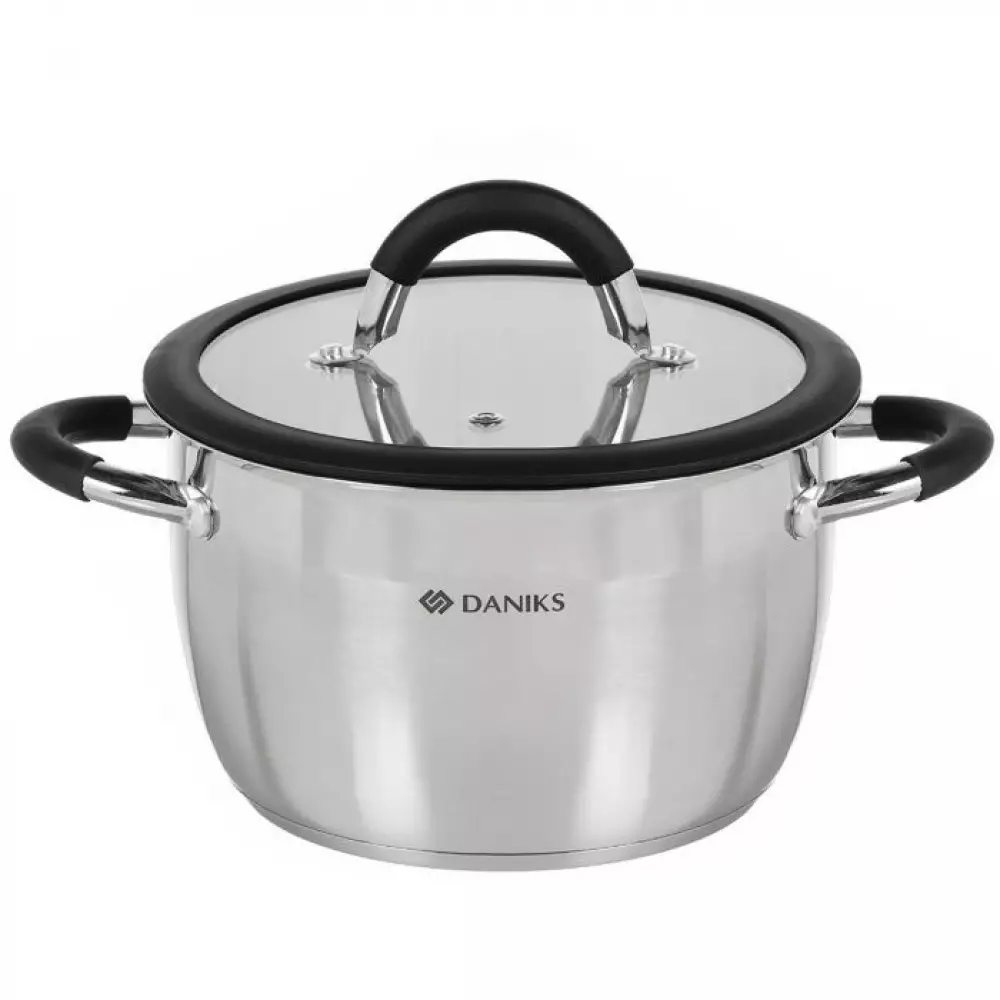 Набор посуды нерж.4 пр Daniks Орландо GS-01435-6SE
