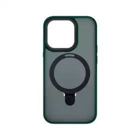 Накладка пластиковая Breaking M01 Stand Style для iPhone 14 Pro (Зеленый) 43174