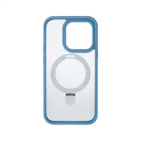 Накладка пластиковая Breaking M01 Stand Style для iPhone 14 Pro (Светло-синий) 43175