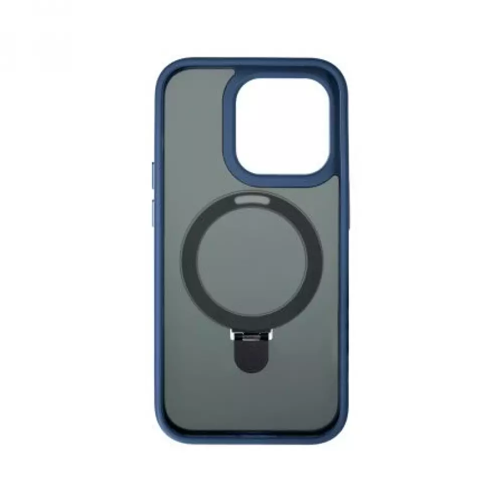 Накладка пластиковая Breaking M01 Stand Style для iPhone 14 Pro Max (Синий) 43182