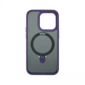 Накладка пластиковая Breaking M01 Stand Style для iPhone 14 Pro Max (Фиолетовый) 43183